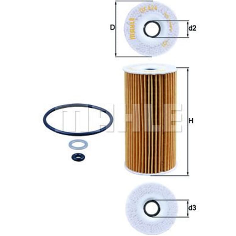 Mahle ?lfilter Hyundai Kia Mahle ?lfilter Hyundai Kia von MAHLE
