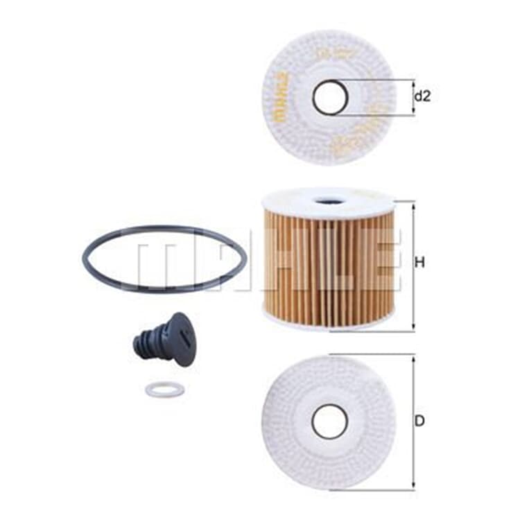 Mahle ?lfilter Hyundai Kia Mahle ?lfilter Hyundai Kia von MAHLE