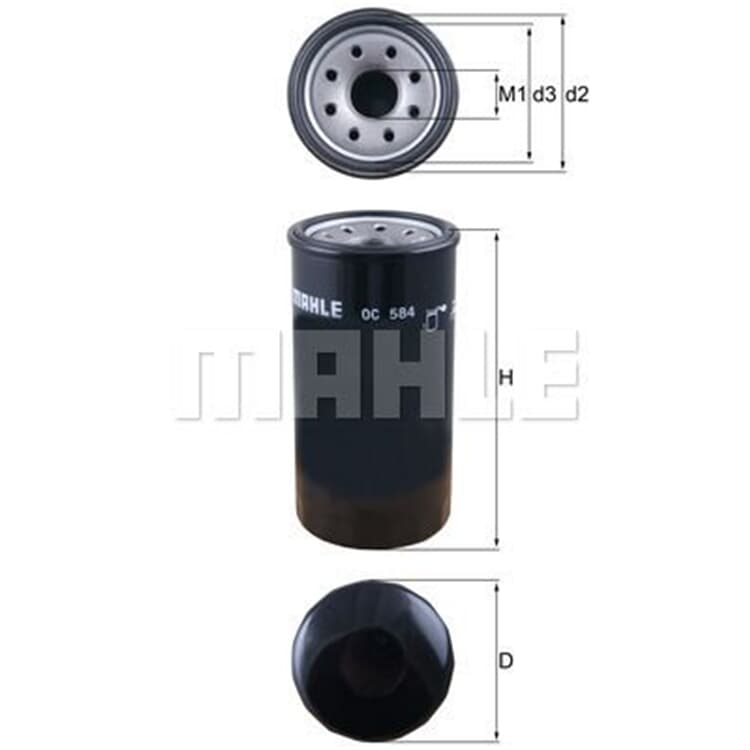 Mahle ?lfilter Isuzu D-Max Trooper Opel Monterey Mahle ?lfilter Isuzu D-Max Trooper Opel Monterey von MAHLE