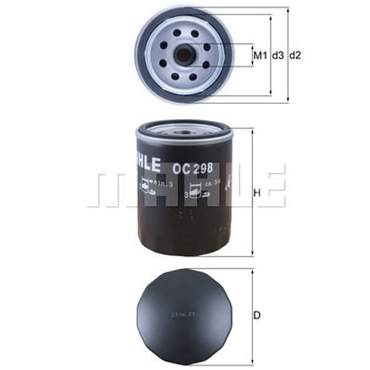 Mahle ?lfilter Land Rover Defender Discovery von MAHLE