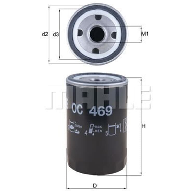 Mahle ?lfilter MG Mg Rover 45 75 Mahle ?lfilter MG Mg Rover 45 75 von MAHLE