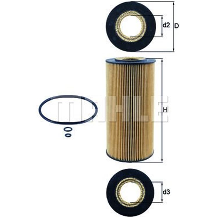Mahle ?lfilter Mercedes Ssangyong von MAHLE