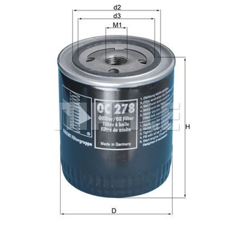 Mahle ?lfilter Opel Frontera Omega Mahle ?lfilter Opel Frontera Omega von MAHLE