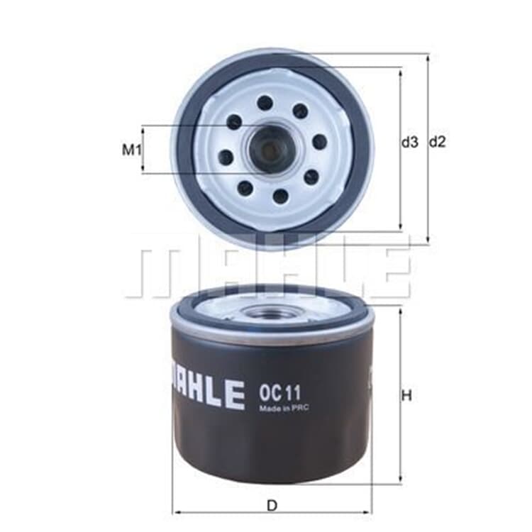 Mahle ?lfilter Peugeot Renault von MAHLE