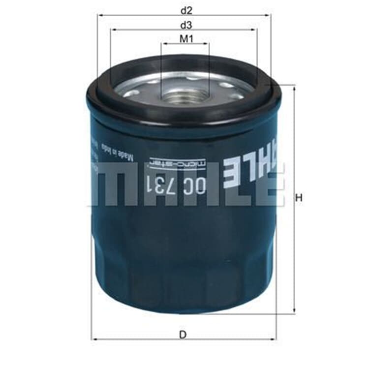Mahle ?lfilter Peugeot VESPA Mahle ?lfilter Peugeot VESPA von MAHLE