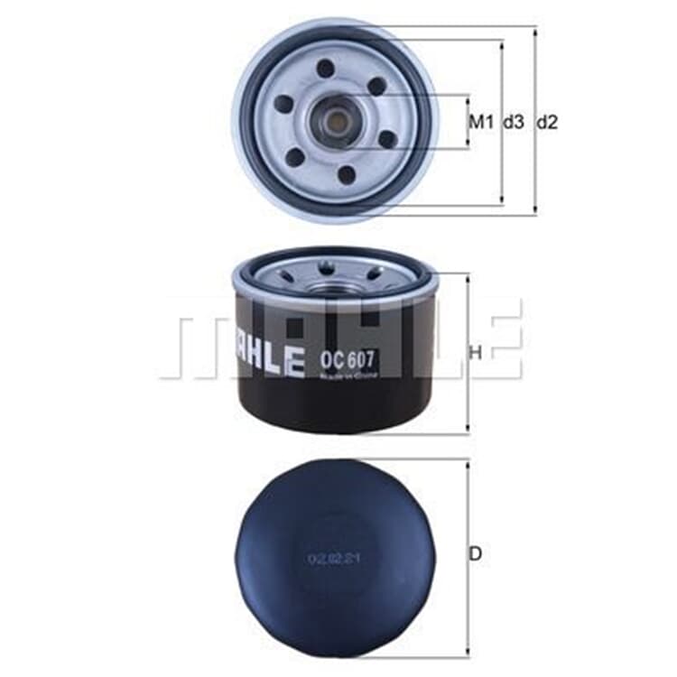Mahle ?lfilter Smart Fortwo von MAHLE