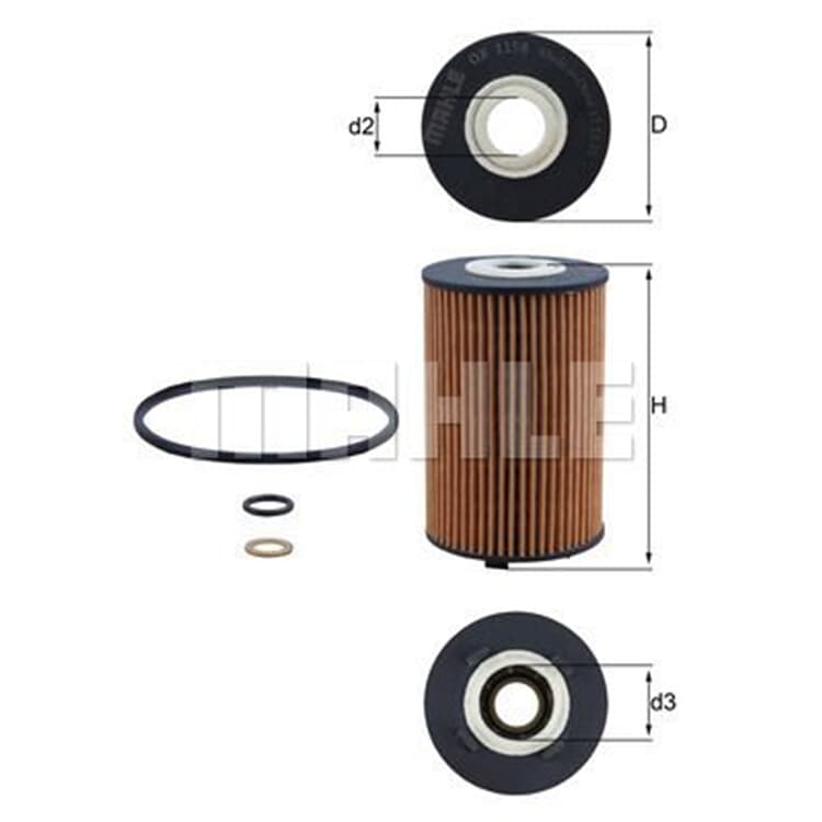 Mahle ?lfilter Ssangyong Actyon Korando Mahle ?lfilter Ssangyong Actyon Korando von MAHLE