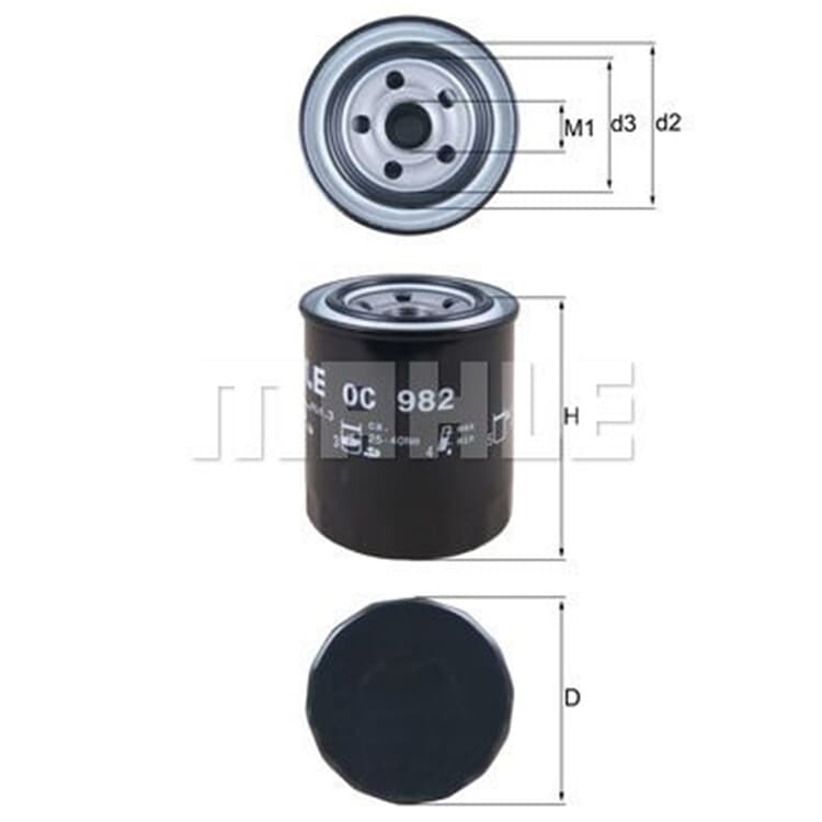 Mahle ?lfilter Subaru Forester Impreza Legacy Outback Xv Mahle ?lfilter Subaru Forester Impreza Legacy Outback Xv von MAHLE