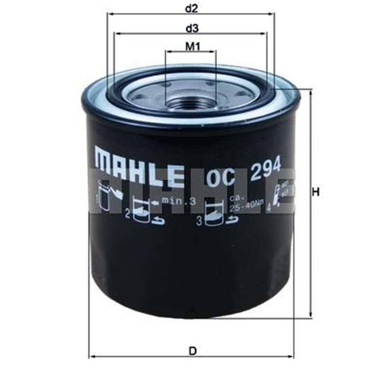Mahle ?lfilter Toyota von MAHLE