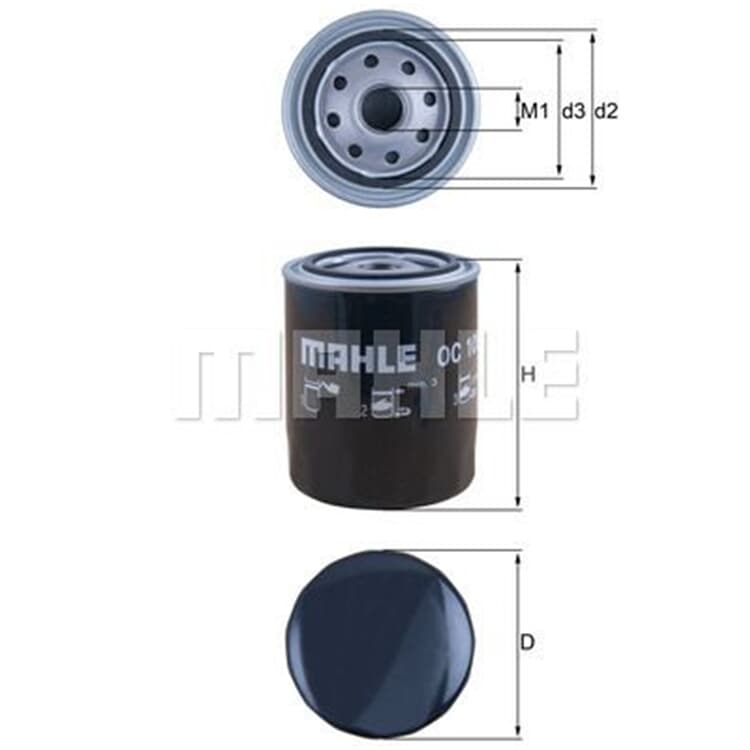 Mahle ?lfilter VW Volvo von MAHLE
