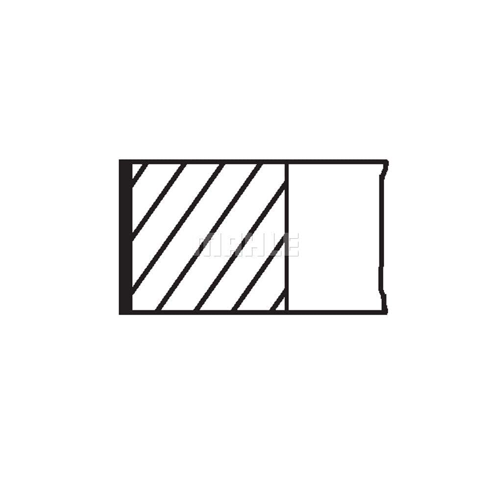 Mahle Original 011 08 N1 Kolbenringsatz Mahle Original 011 08 N1 Kolbenringsatz von MAHLE