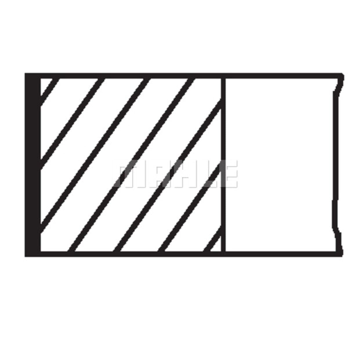 Mahle Original 030 55 N0 Kolbenringsatz Mahle Original 030 55 N0 Kolbenringsatz von MAHLE