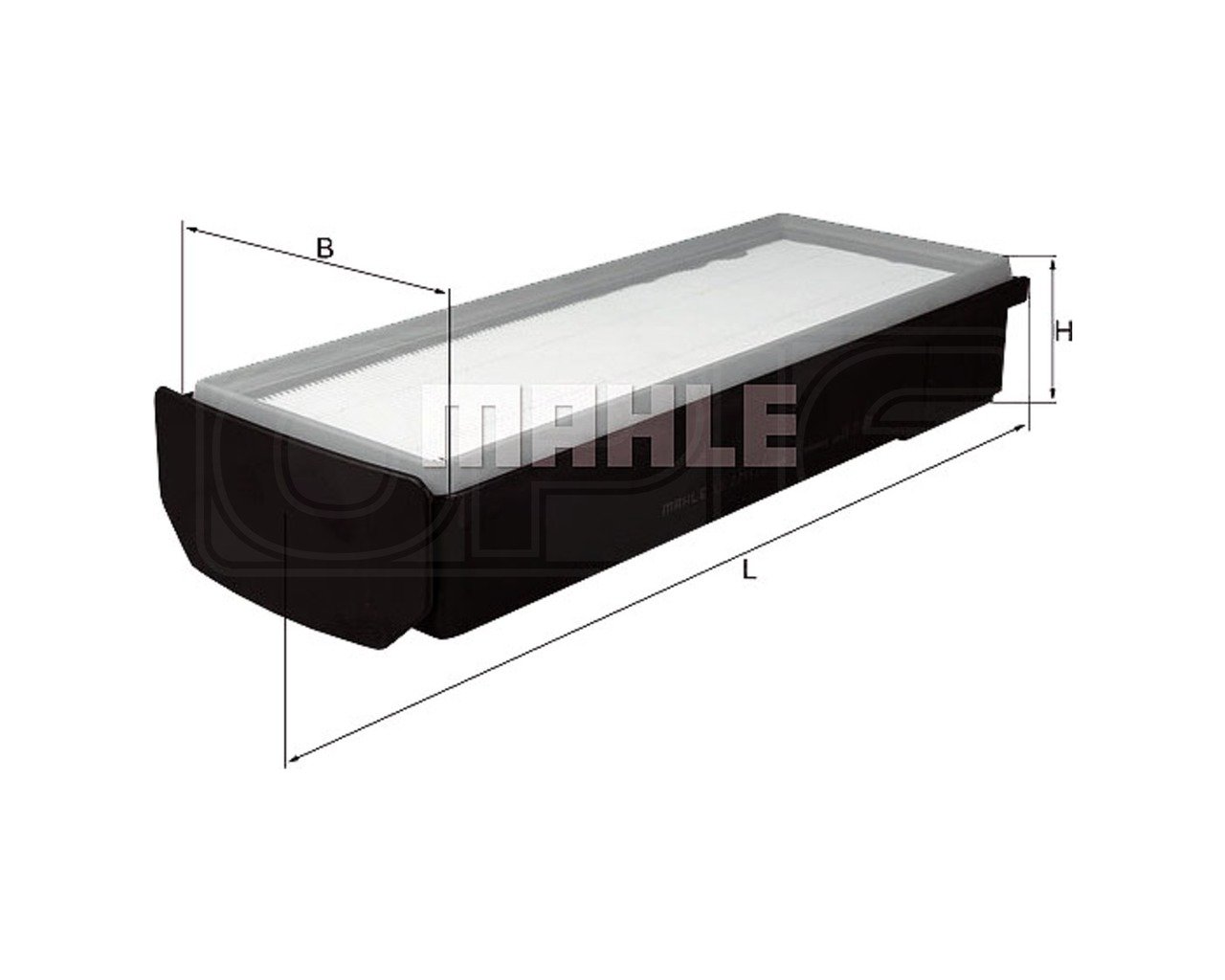 Mahle Panel Luftfilter - lx2796/1 Mahle Panel Luftfilter - lx2796/1 von MAHLE