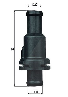 Mahle Thermostat, Kühlmittel [Hersteller-Nr. TH575] für Audi, Seat, Skoda, VW von MAHLE