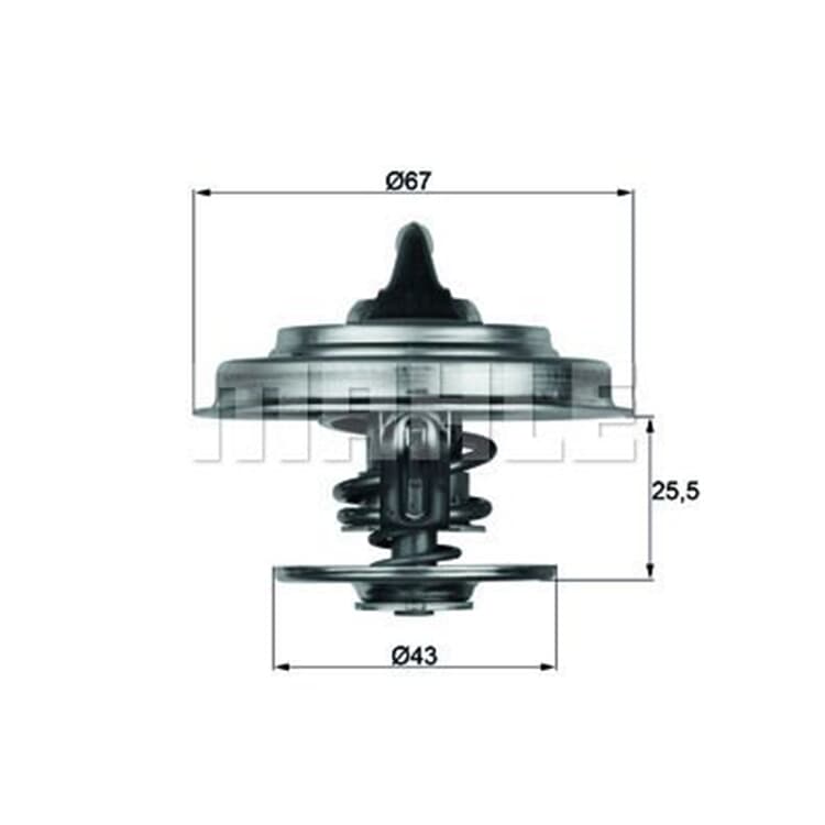 Mahle Thermostat Audi A6 Mercedes T2/L T2/Ln1 Vario von MAHLE