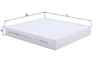 Mahle Filter, Innenraumluft [Hersteller-Nr. LA297] für Alfa Romeo, Ferrari von MAHLE