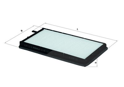 Mahle Filter, Innenraumluft [Hersteller-Nr. LA80] für Alpina, BMW von MAHLE