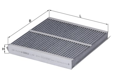 Mahle Filter, Innenraumluft [Hersteller-Nr. LAK234] für Alpina, BMW von MAHLE