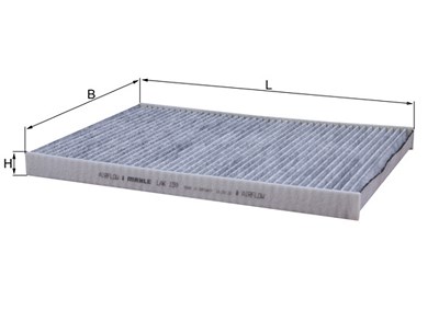 Mahle Filter, Innenraumluft [Hersteller-Nr. LAK159] für Chrysler, Dodge, Plymouth von MAHLE
