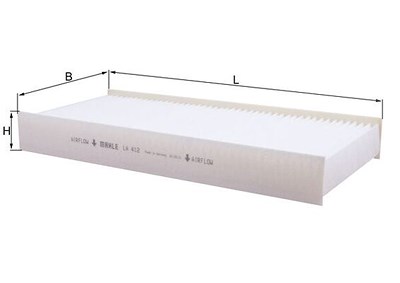 Mahle Filter, Innenraumluft [Hersteller-Nr. LA412] für Citroën, Fiat, Peugeot von MAHLE