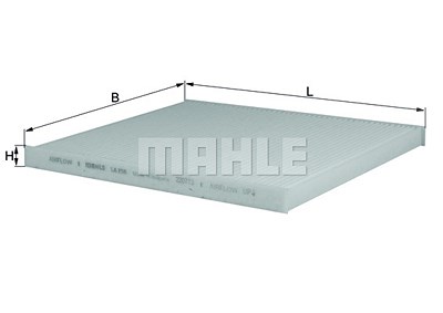 Mahle Filter, Innenraumluft [Hersteller-Nr. LA298] für Kia von MAHLE