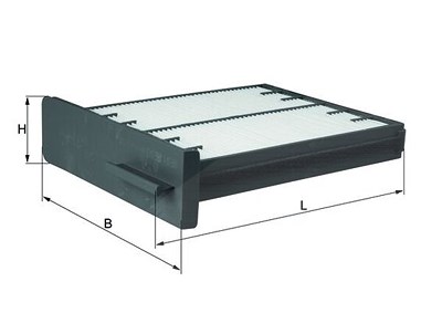 Mahle Filter, Innenraumluft [Hersteller-Nr. LA125] für Mazda von MAHLE