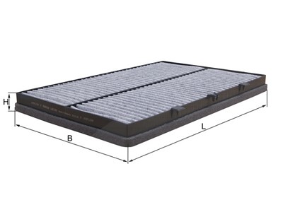 Mahle Filter, Innenraumluft [Hersteller-Nr. LAK243] für Mg, Rover von MAHLE