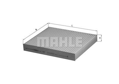 Mahle Filter, Innenraumluft [Hersteller-Nr. LA493] für Nissan von MAHLE