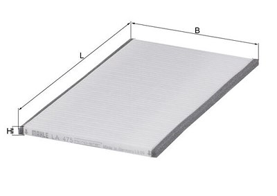 Mahle Filter, Innenraumluft [Hersteller-Nr. LA475] für Aston Martin, Toyota von MAHLE