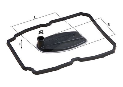 Mahle Hydraulikfilter, Automatikgetriebe [Hersteller-Nr. HX81D] für Chrysler, Dodge, Jeep, Maybach, Mercedes-Benz, Puch, Ssangyong von MAHLE