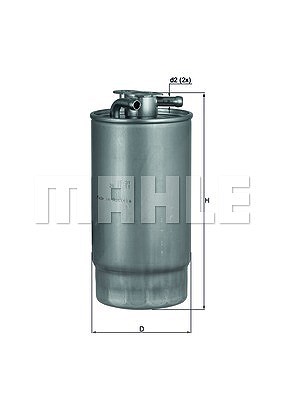 Mahle Kraftstofffilter [Hersteller-Nr. KL160/1] für Alpina, BMW, Land Rover, Opel von MAHLE