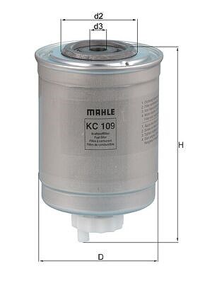 Mahle Kraftstofffilter [Hersteller-Nr. KC109] für Ford von MAHLE