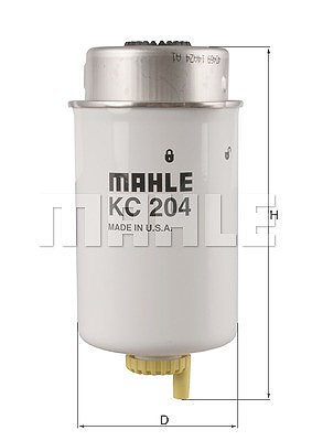 Mahle Kraftstofffilter [Hersteller-Nr. KC204] für Ford von MAHLE