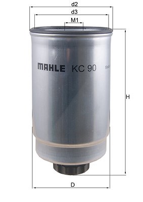 Mahle Kraftstofffilter [Hersteller-Nr. KC90] für Ford, Ldv, Metrocab von MAHLE