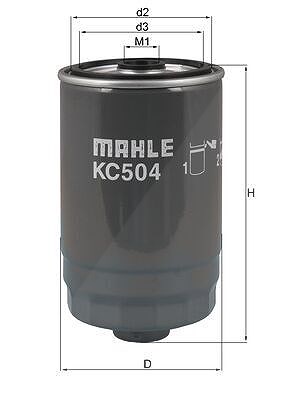Mahle Kraftstofffilter [Hersteller-Nr. KC504] für Hyundai, Kia von MAHLE