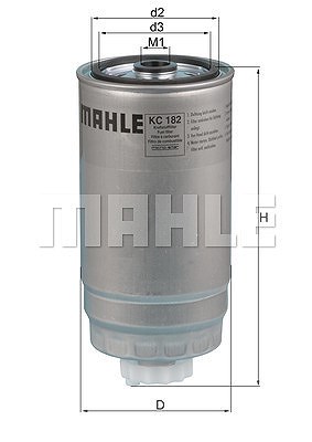 Mahle Kraftstofffilter [Hersteller-Nr. KC182] für Iveco von MAHLE