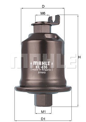 Mahle Kraftstofffilter [Hersteller-Nr. KL436] für Mitsubishi von MAHLE