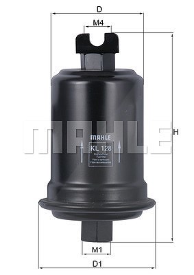 Mahle Kraftstofffilter [Hersteller-Nr. KL128] für Mitsubishi, Proton von MAHLE