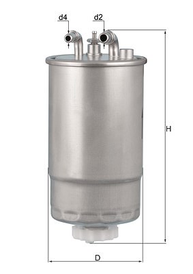 Mahle Kraftstofffilter [Hersteller-Nr. KL568] für Opel, Vauxhall von MAHLE