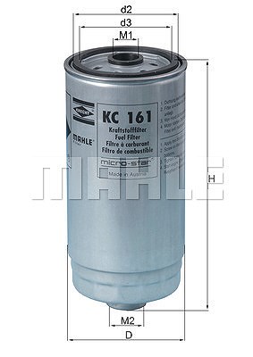 Mahle Kraftstofffilter [Hersteller-Nr. KC161] für Renault, Renault Trucks von MAHLE