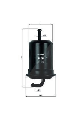 Mahle Kraftstofffilter [Hersteller-Nr. KL523] für Suzuki von MAHLE