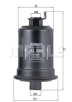 Mahle Kraftstofffilter [Hersteller-Nr. KL560] für Toyota von MAHLE