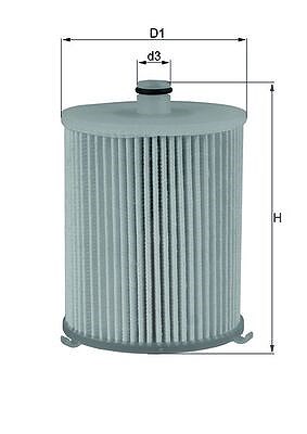 Mahle Kraftstofffilter [Hersteller-Nr. KX245/4D] für Toyota von MAHLE