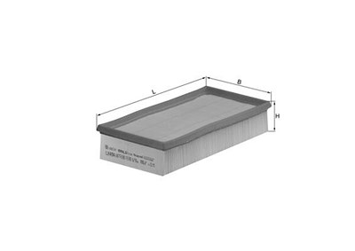Mahle Luftfilter [Hersteller-Nr. LX494] für Alpina, BMW von MAHLE