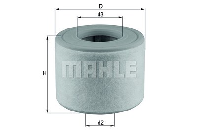 Mahle Luftfilter [Hersteller-Nr. LX2607/2] für Audi von MAHLE