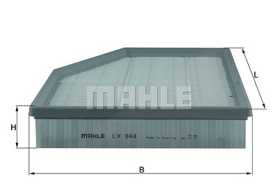 Mahle Luftfilter [Hersteller-Nr. LX944] für BMW von MAHLE