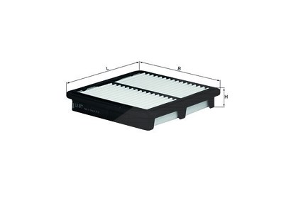 Mahle Luftfilter [Hersteller-Nr. LX877] für Chevrolet, Daewoo von MAHLE