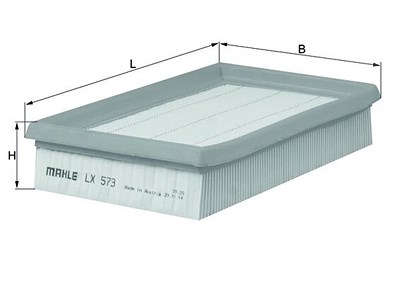 Mahle Luftfilter [Hersteller-Nr. LX573] für Chrysler, Citroën, Dodge, Plymouth von MAHLE