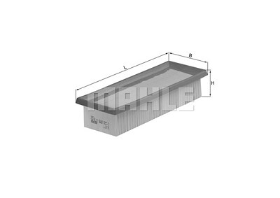 Mahle Luftfilter [Hersteller-Nr. LX581] für Fiat, Lancia, Piaggio von MAHLE