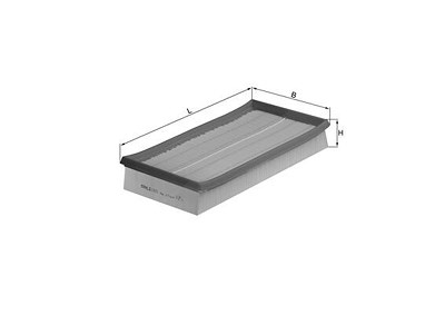 Mahle Luftfilter [Hersteller-Nr. LX692] für Ford von MAHLE